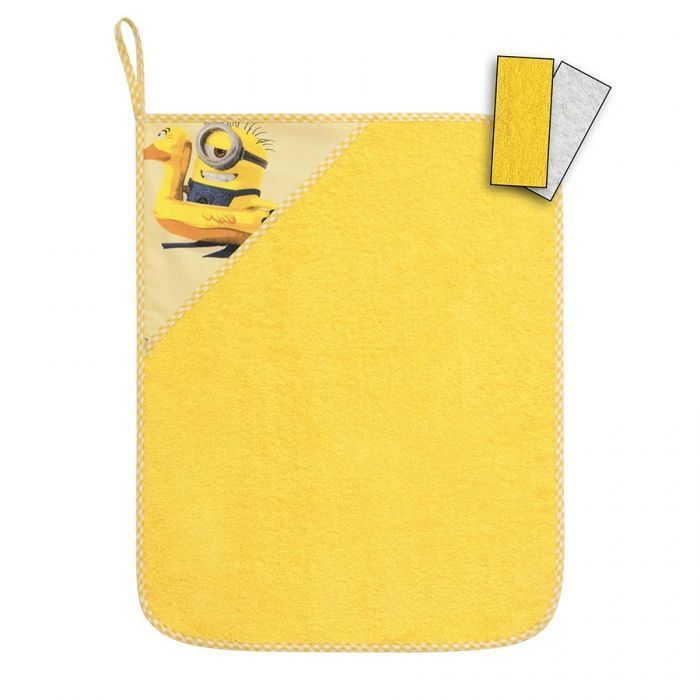 Asciugamano Asilo, "Minions" al mare su giallo